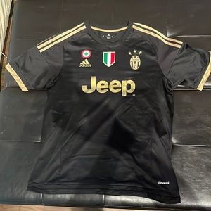 Authentic Adidas Juventus Limited Edition black/gold Jersey size L Mens
